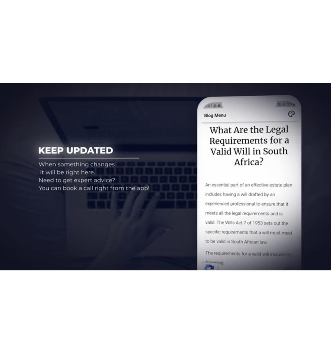 Estate planning app